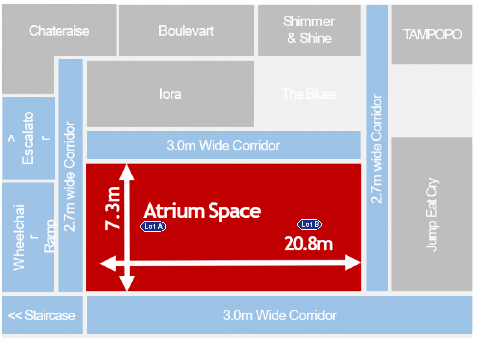 Oasis Terraces L2 Indoor Atrium