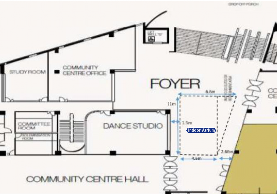 Tampines Central Community Complex L1 Indoor Atrium