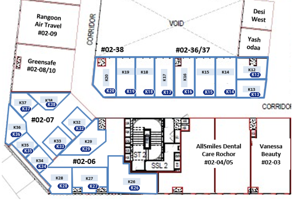 Tekka Place Level 2 - Kiosk Spaces