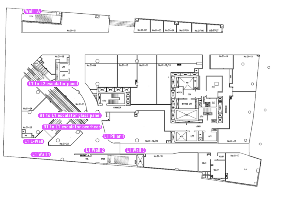 CIMB Plaza Level 1 - Advertisement Spaces